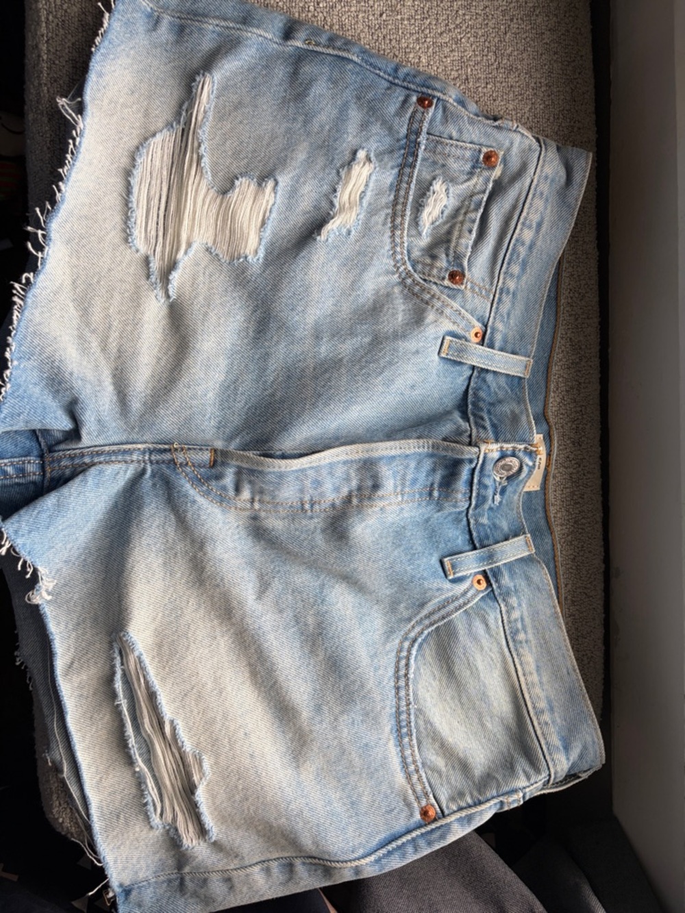 Levi's Light Blue Denim Cutoff Shorts NEVER WORN